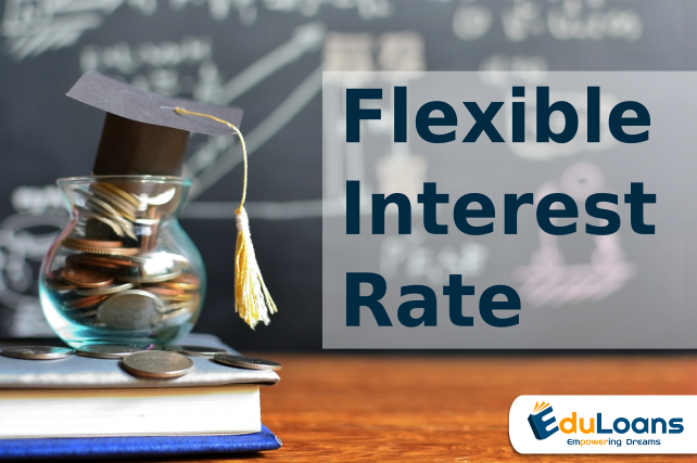 What is the interest rate flexibility offered by education Loan?