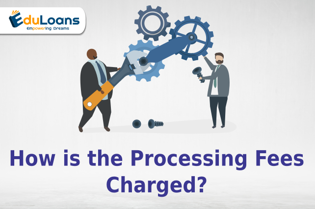 What is the processing fee for education loan?